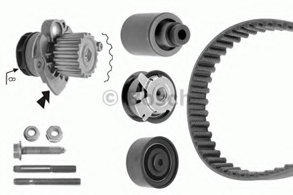 BOSCH 1 987 946 418 Water Pump & Timing Belt Kit